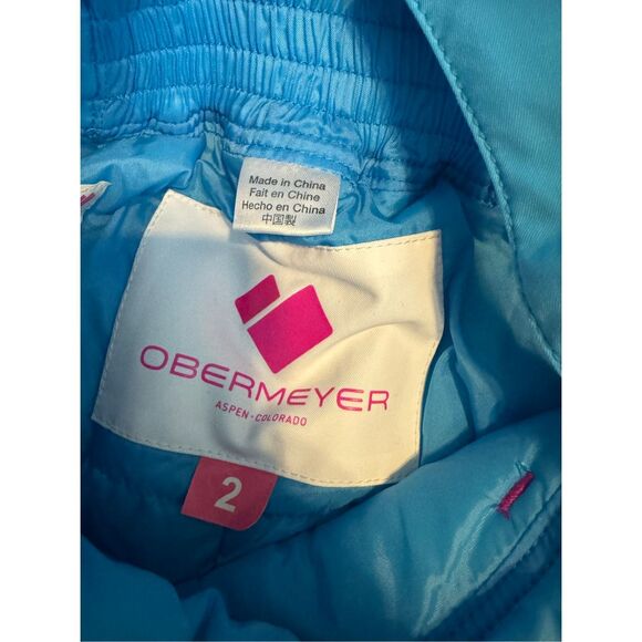 NWOT Obermeyer Girls Outerwear Overalls Size 2 - Picture 4 of 5
